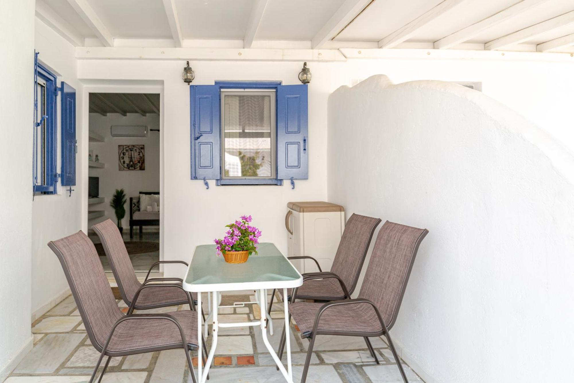 Elenitas Beach House In Ornos Ngoại thất bức ảnh